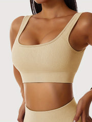 Seamless Breathable Sports Bra Fitness Yoga Running Top
