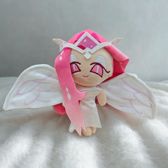 Eternal Sugar Cookie Angel Plush Toy Girl Pink Hair Wings Dress Halloween Decor