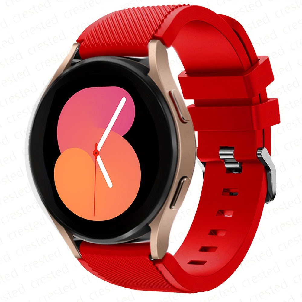 Silicone Watch Strap for Galaxy Watch 4 6 Classic 5 5 Pro 46mm 3 active 2 s3 s2