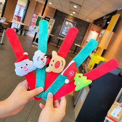5pcs Christmas Puff Ring Decoration Bracelet Small Gift