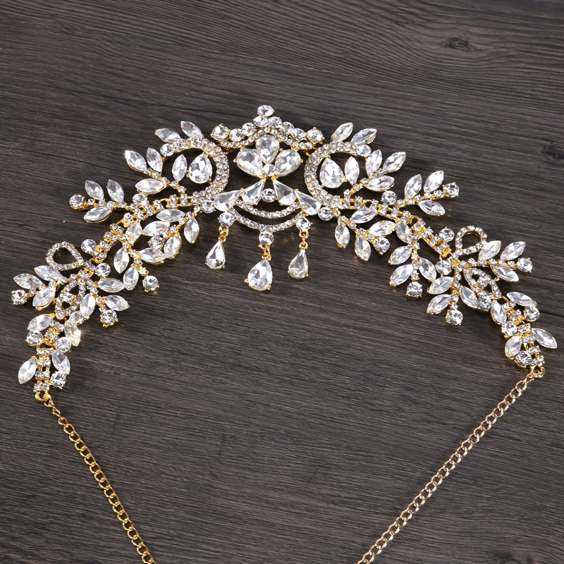 Bridal Crystal Headband Rhinestone Head Piece Wedding Accessories
