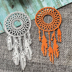1pc Christmas Lace Ball Die Cuts For Gift Blessing Greeting Card Background DIY