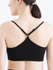 3pcs Solid Cami Tops Soft & Comfy Sports Crop Top Women's Lingerie