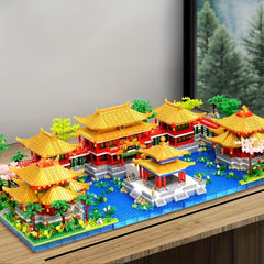 5500pcs Chinese Architecture Building Blocks Set ABS Material