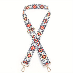 Bohemian Colorful Striped Shoulder Strap Ethnic Style Wide Purse Strap