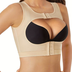 SCARBORO Front Closure Chest Shapewear Bra Adjustable Support Vest