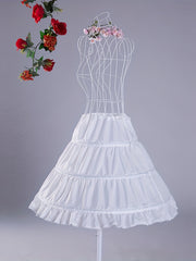 Girls 3-Hoop Petticoat Full Slip Skirt for Flower Girl