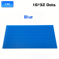 32x16 Dots Building Bricks Baseplate - Durable Base for Toys