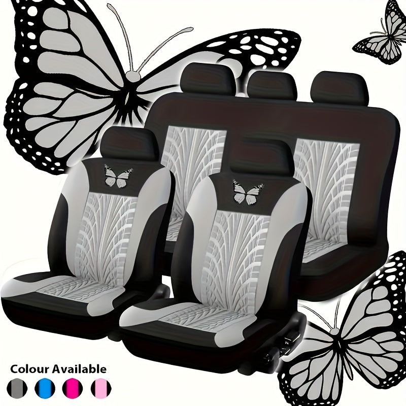 Ultra Soft Fabric 9-Piece Car Seat Cover Set