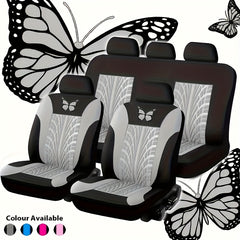 Ultra Soft Fabric 9-Piece Car Seat Cover Set