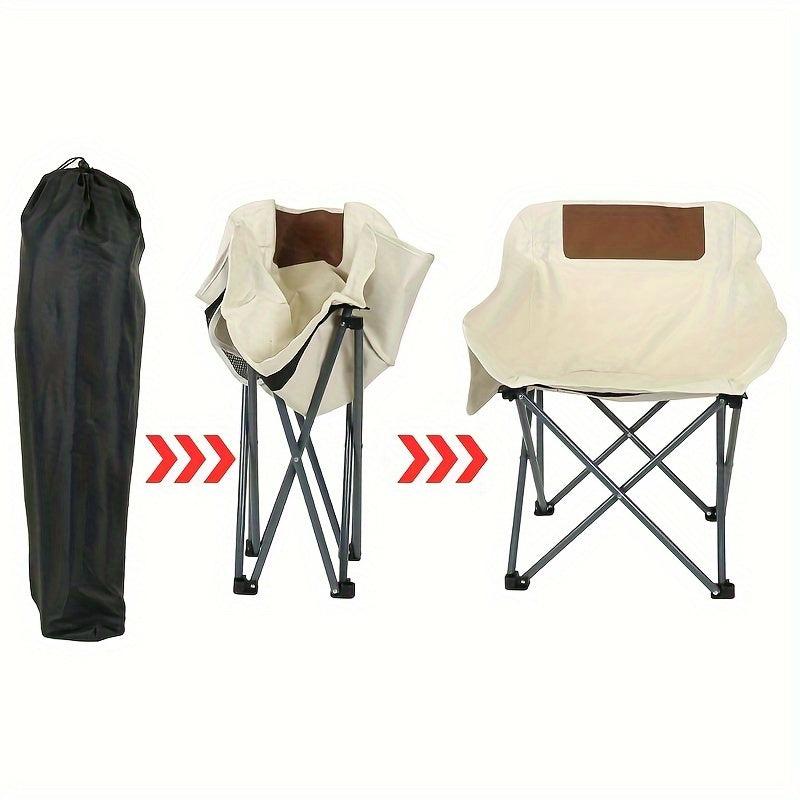 Portable Folding Chair Moon Chair for Outdoor Camping