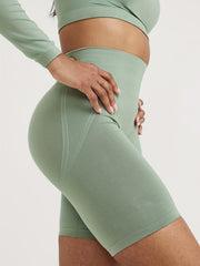 High Waist Seamless Yoga Shorts Hip Lifting Leggings Women's Activewear