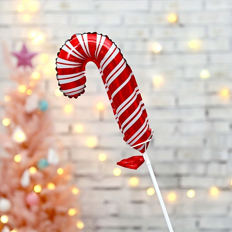 8pcs Christmas Mini Balloons Counter Decoration Aluminum Film Balloons