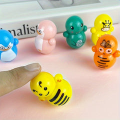 30pcs Cartoon Animal Mini Tumbler Toys for Party Decor