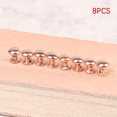 8 Pcs 1 12 Dollhouse Round Handle Furniture Decor