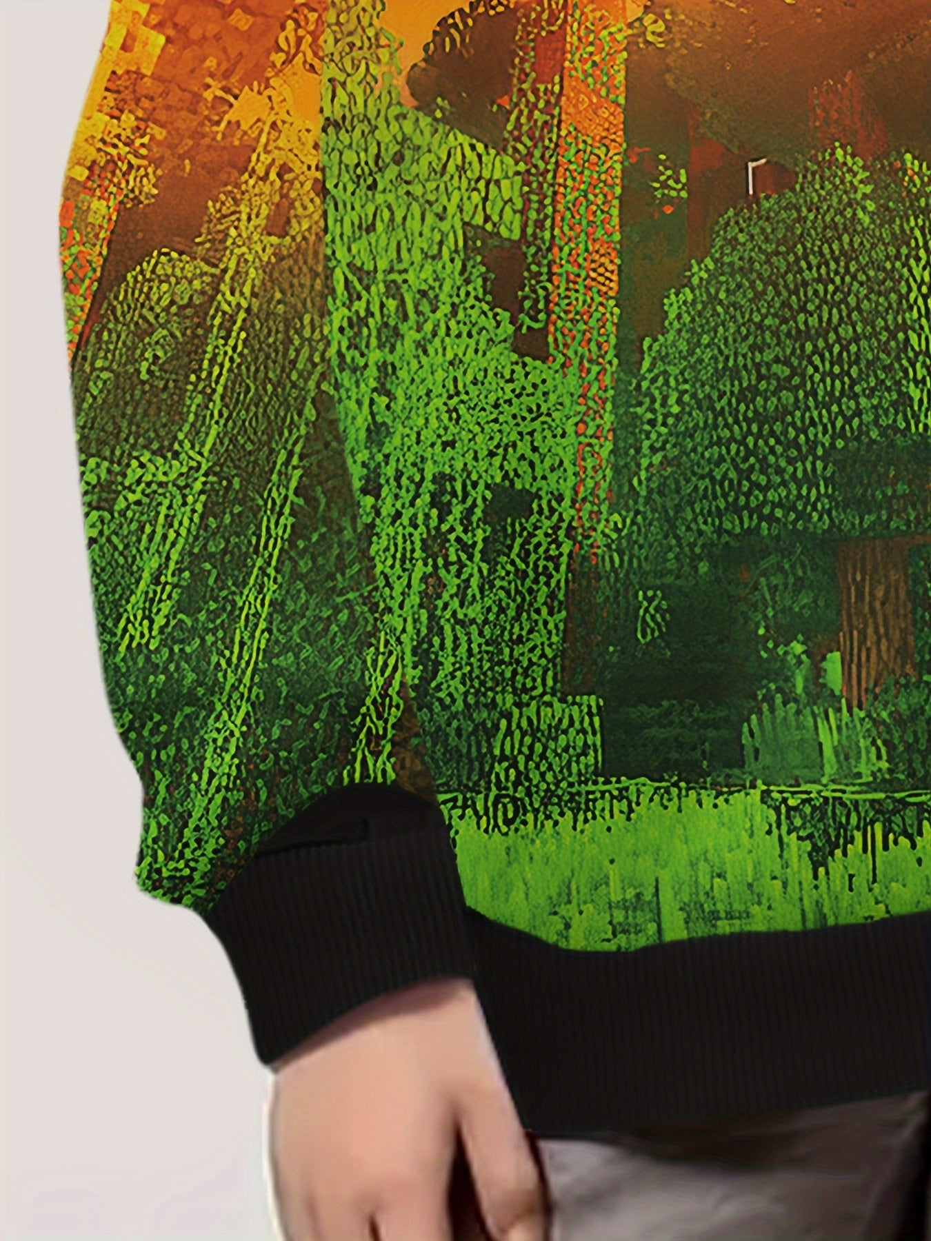 Forest Print Hoodies Boys Girls Hooded Sweatshirt