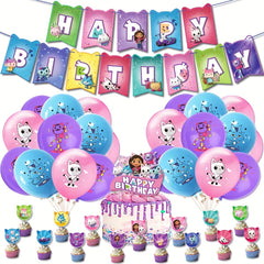 Doll House Birthday Party Decoration Set