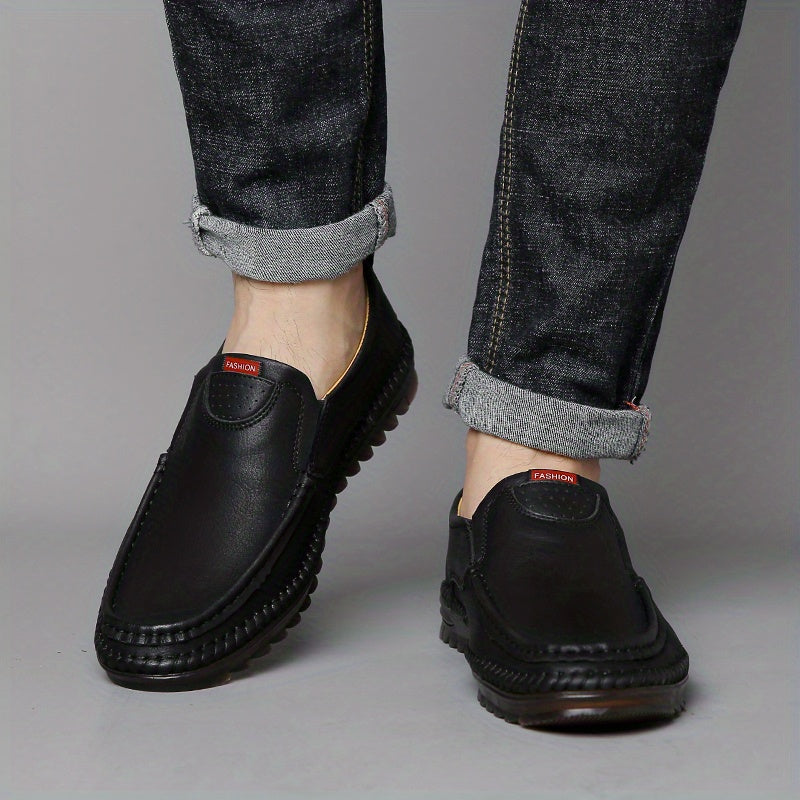 Men's Leather Loafer Casual Slip On Shoes for Spring/Autumn