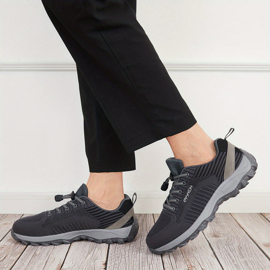 Men's Knitted Casual Shoes Non Slip Sneakers for Traveling Jogging