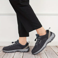 Men's Knitted Casual Shoes Non Slip Sneakers for Traveling Jogging