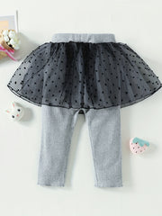 Toddler 2 In 1 Legging With Lace Pants