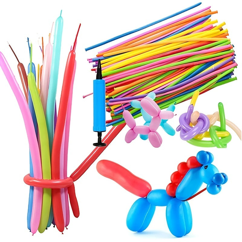 Cartoon Shape Thickened Long Balloon with Pump
