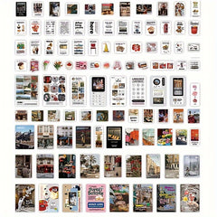 200pcs Nostalgic Love Theme Sticker Set