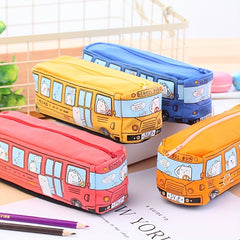 Canvas Pencil Case for School Supplies Storage