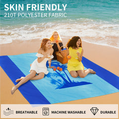 Waterproof Beach Blanket 200 X 210 - Travel Camping Picnic Mat