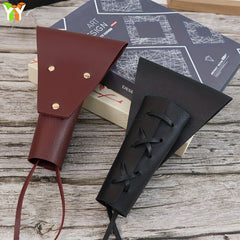 Medieval Dagger Faux Leather Sheath and Belt Set