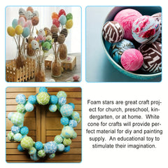 30pcs 0.8inch Foam Craft Balls for Arts & Ornaments Polystyrene Round Balls