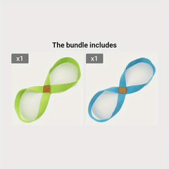 Yoga 8-Shaped Stretching Strap Resistance Rope for Fitness Training