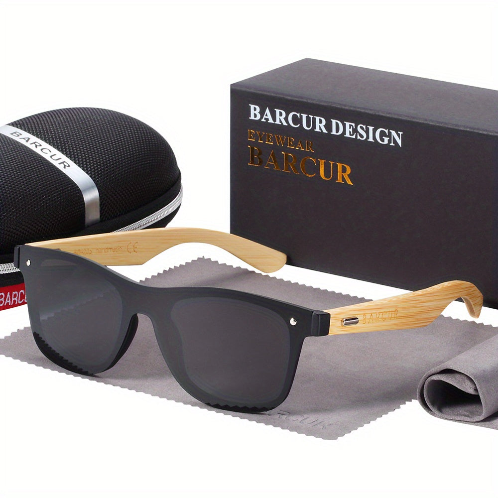 Men's Wooden Sunglasses UV Protection for Cycling