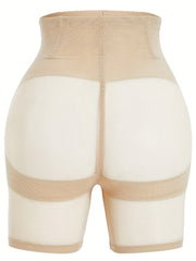 Tummy Control Butt Lifting Mesh Body Shaper Biker Shorts