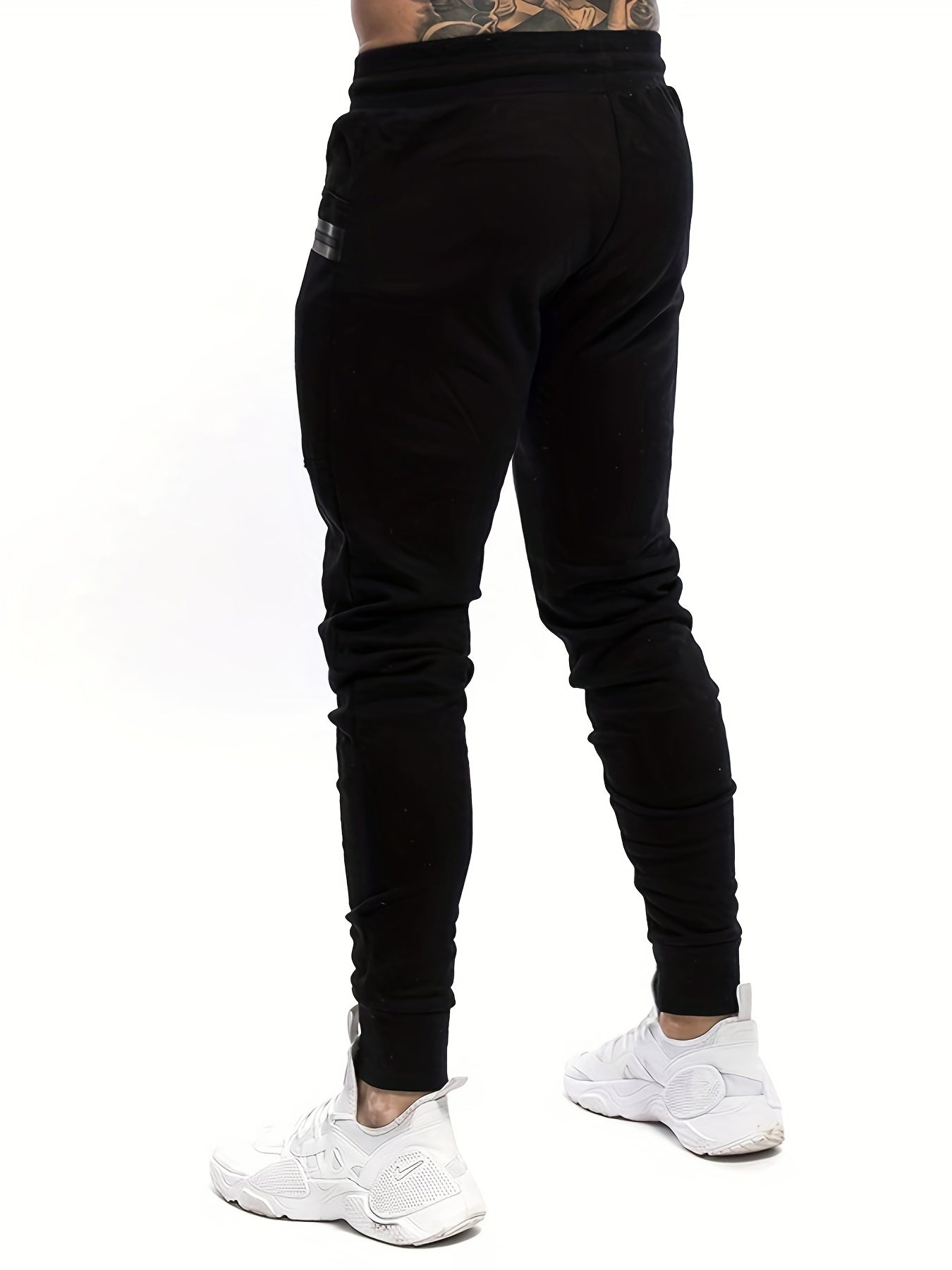 Men's Cargo Sweatpants Stretch Waist Jogger Pants