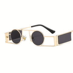 Metal Frame Sunglasses Top Bar Punk Style Glasses