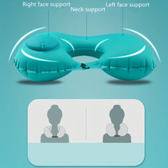 Inflatable U Shaped Travel Pillow for Neck Support Gift for Women and Moms