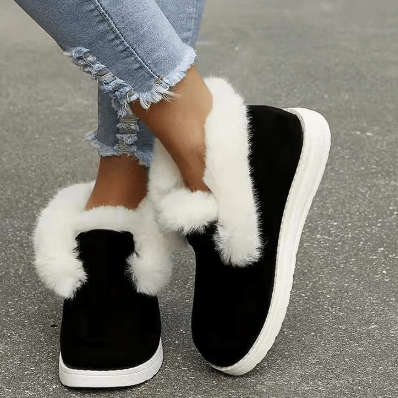 Women's Plush Lined Ankle Snow Boots