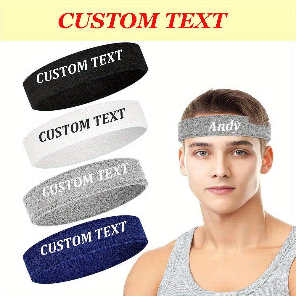 2pcs Custom Unisex Hair Band Headbands for Sports & Gym