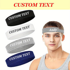 2pcs Custom Unisex Hair Band Headbands for Sports & Gym