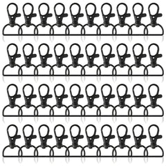30 PCS Swivel Clasp Lobster Claw Clasps with Key Rings for Snap Tabs