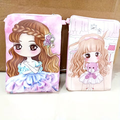 Princess Cartoon Coin Purse Wallet Key Card Storage Bag