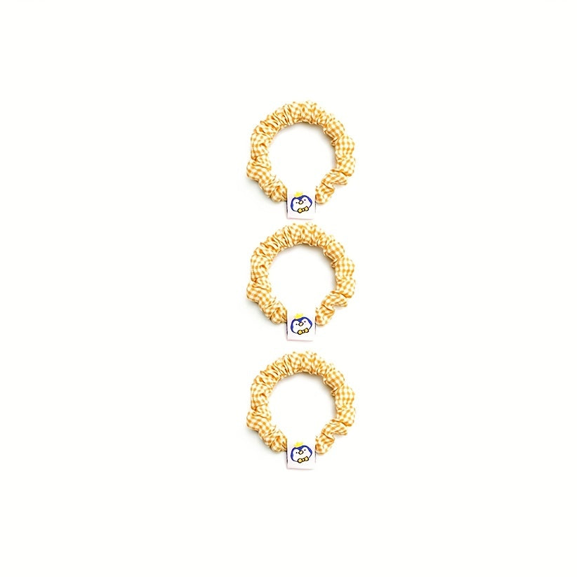 4pcs Skinny Scarf & Hair Tie Set for Women