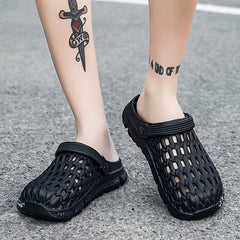 Men's Closed Toe Water Shoes Slip on Sandals Soft Sole Beach Sandals
