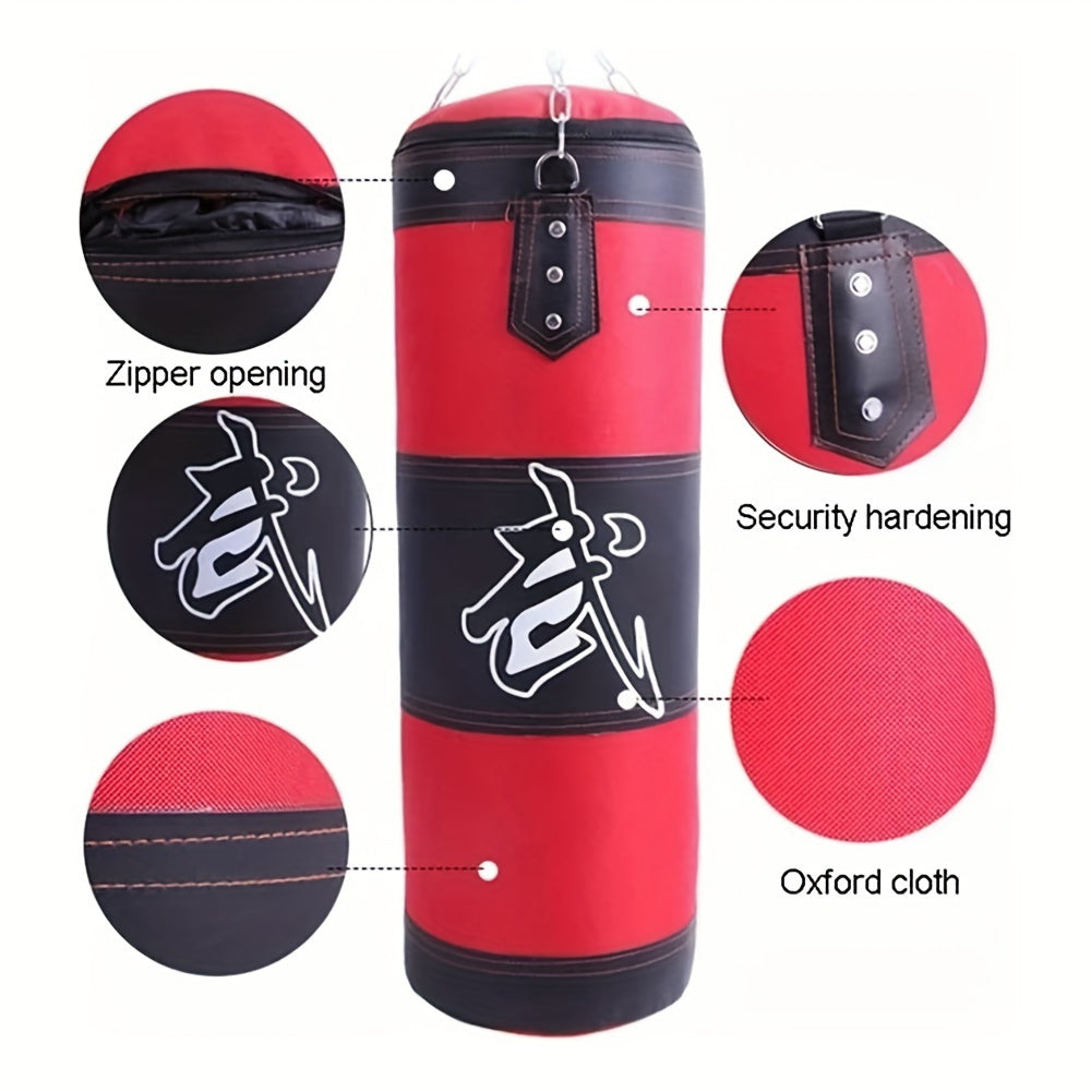 Adult Unisex Hanging Boxing Sandbag Set Martial Arts Combat Training