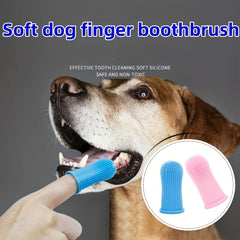 3pcs Silicone Pet Toothbrushes for Cats Dogs Small Animals Teeth Cleaning