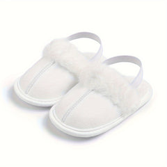 Cozy Fleece House Shoes For Baby Girls