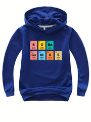 Boys Colorful Elements Hooded Sweatshirt - Size Up