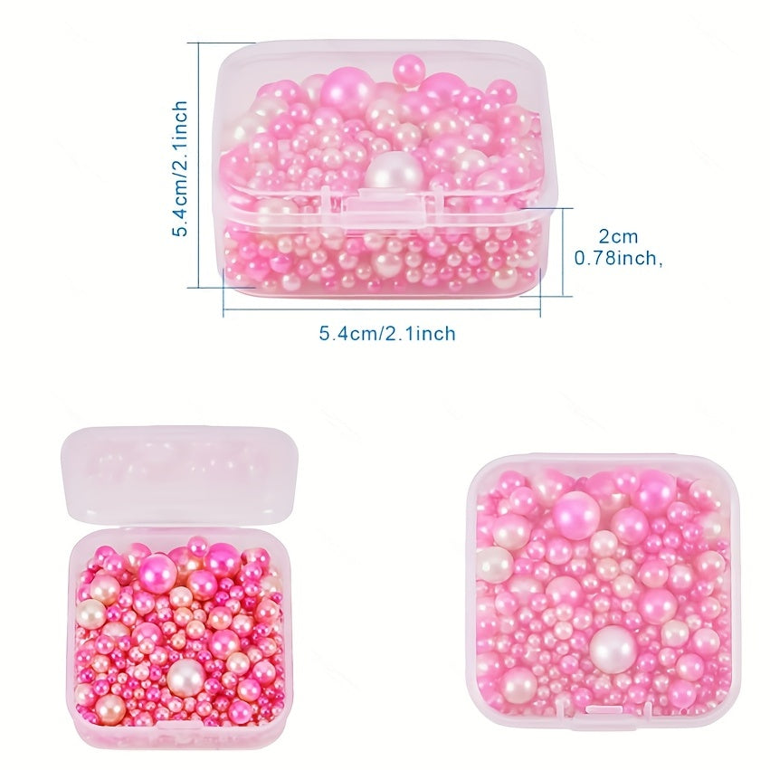 18pcs Square Clear Storage Box Plastic Portable Organizer Case With Hinged Lid
