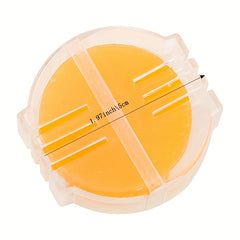 2pcs Embroidery Thread Wax Yellow Cross Stitch Water Soluble Wool Beeswax